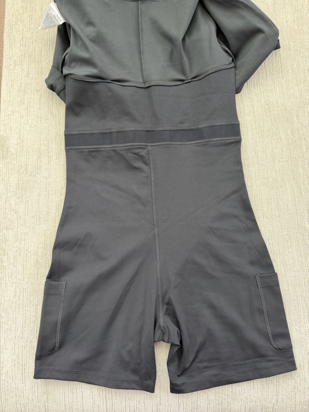 Girlfriend Collective Black Active Dress Built In Shorts Size M NWT - Picture 3 of 6